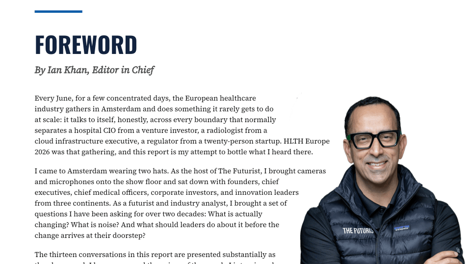 The State of Healthcare Innovation — HLTH Europe 2026