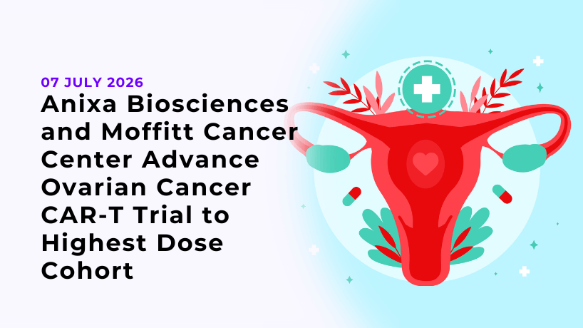 Anixa Biosciences and Moffitt Cancer Center Advance Ovarian Cancer CAR-T Trial to Highest Dose Cohort