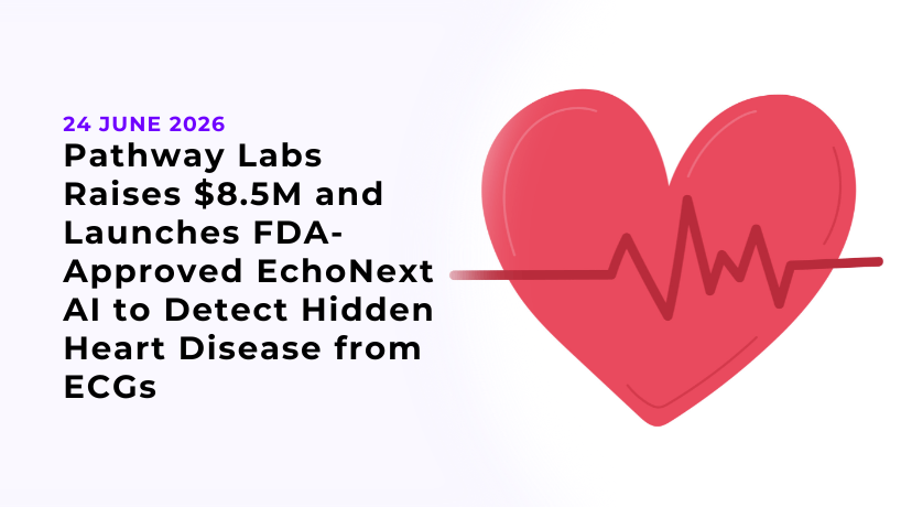 Pathway Labs Raises $8.5M and Launches FDA-Approved EchoNext AI to Detect Hidden Heart Disease from ECGs